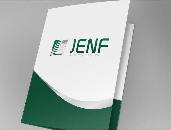 Jenf Imóveis - Criação de Logo e Impresso em Niterói e RJ
