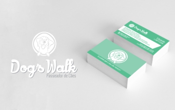 Criação de logo/logomarca da Empresa Dog's Walk – Passeador de Cães em Niterói - RJ